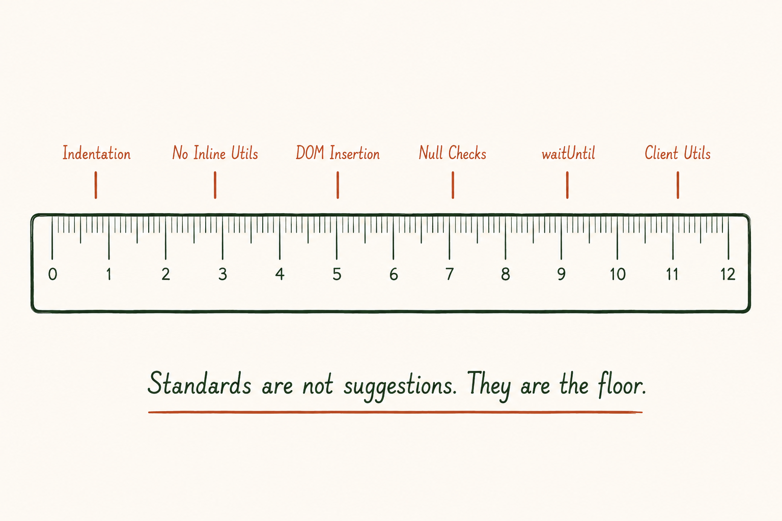 The six non-negotiable standards