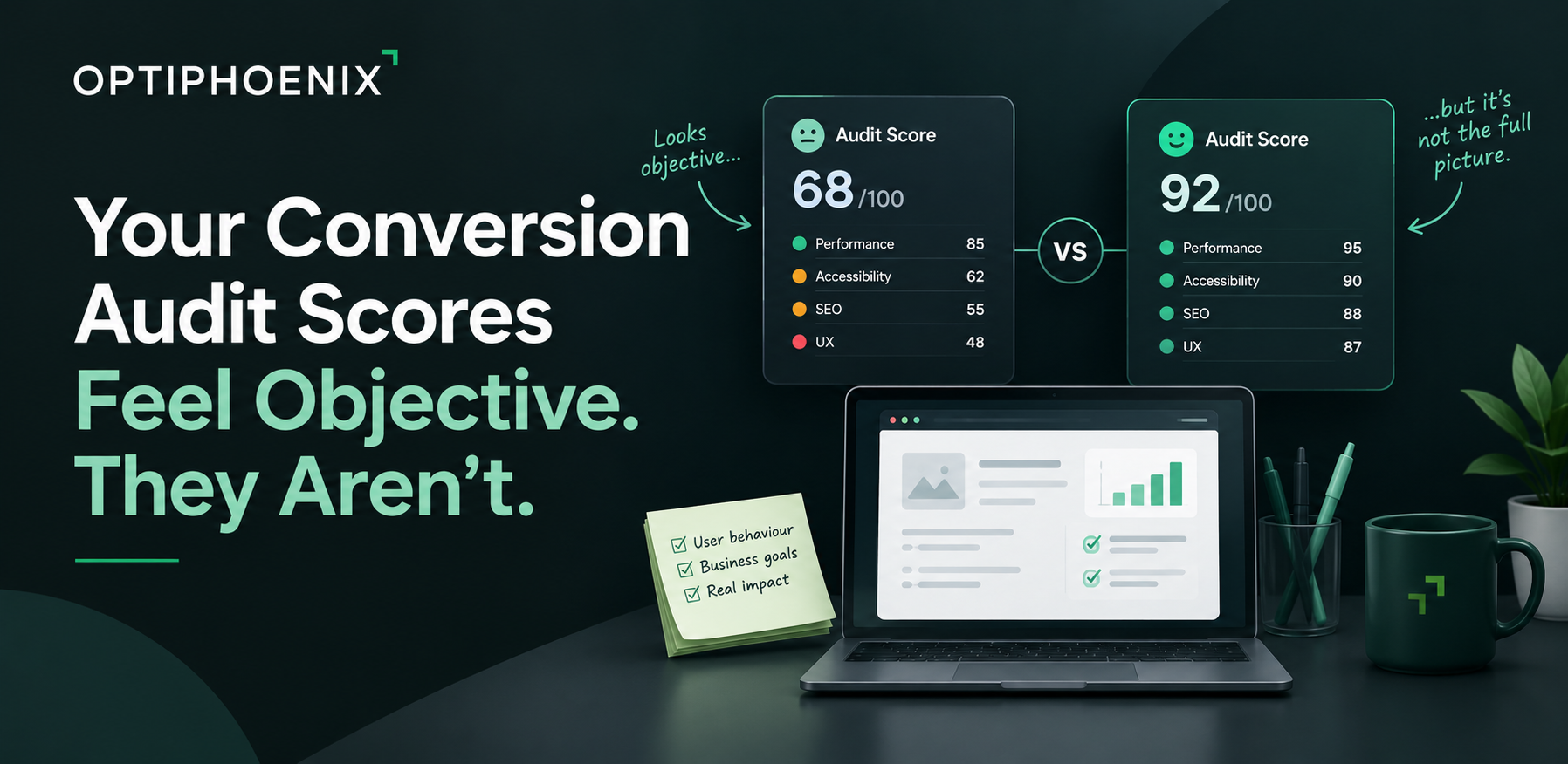 Your Conversion Audit Scores Feel Objective. They Aren’t.